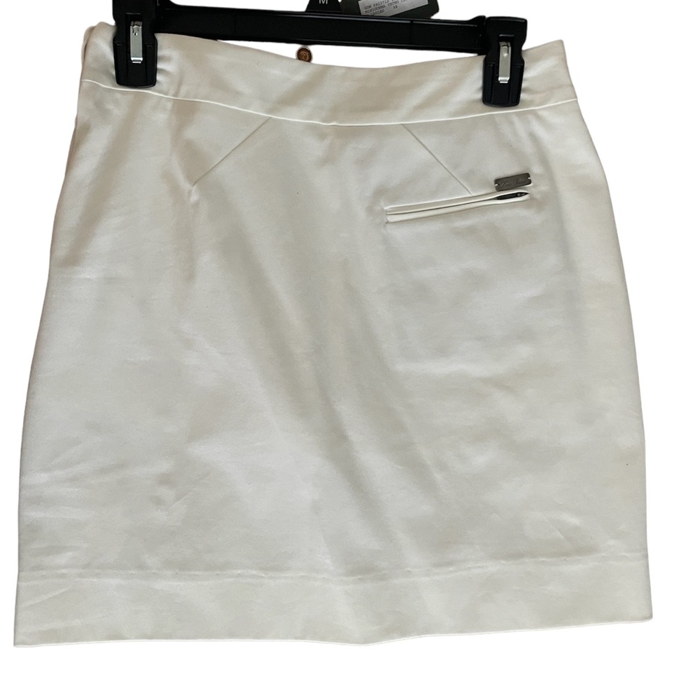 White golf skirt